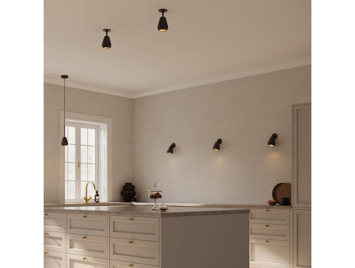 Spot encastrable Anoli, noir, Ø 10 cm - Nuura Anoli Spot - Salon / séjour - Scandinave - Métal - Rond