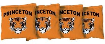 Skip's Garage Orange Princeton University Tigers Cornhole Bags