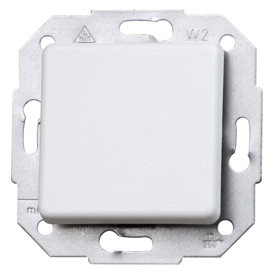 Kopp Einsatz Kreuzschalter Europa Arktis-Weiss, Matt 613713085 (613713085)