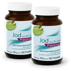 Kopp Vital® Jod aus Bio-Kelp / 150 μg / 365 Presslinge