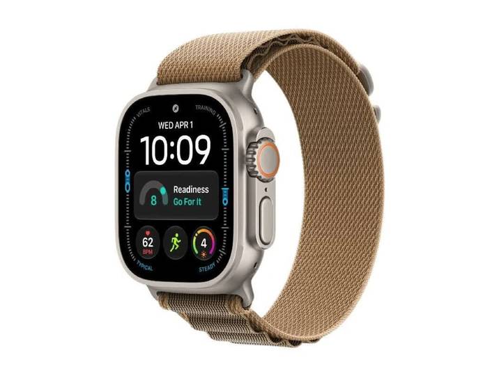 Apple Watch Ultra 4 - GPS + Cellular - 49 mm - Boîtier en Titane avec Bracelet Alpine Désert (S)