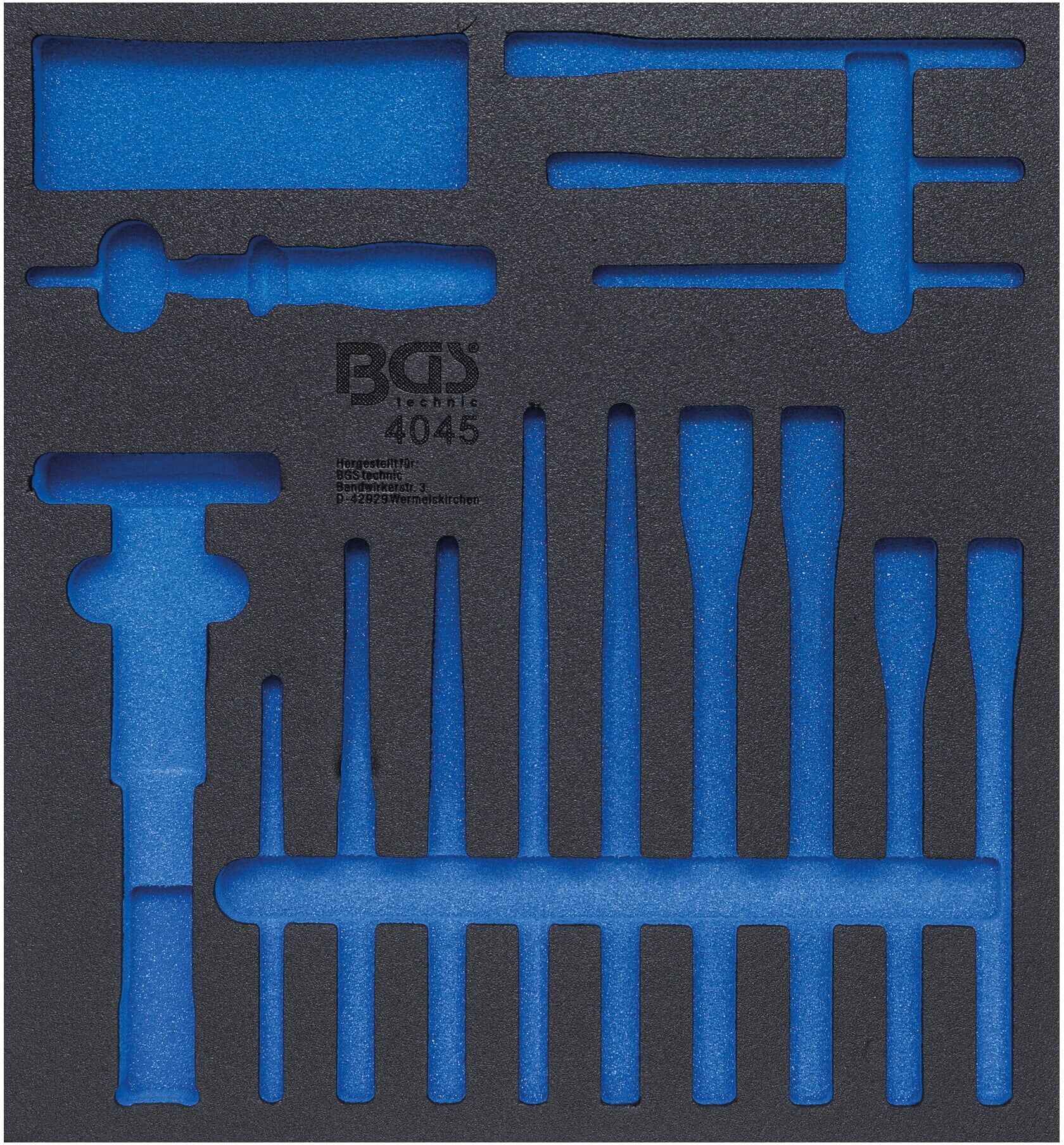 BGS Werkstattwageneinlage 2/3 4045-1, leer, für Art. 4045 ; BGS technic)