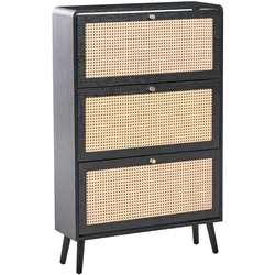 SCHUHSCHRANK Schwarz Moura