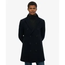 Superdry für Herren. M5012383A Merchant Town Mantel marineblau (L), Lässig, Klassisch, Polyester