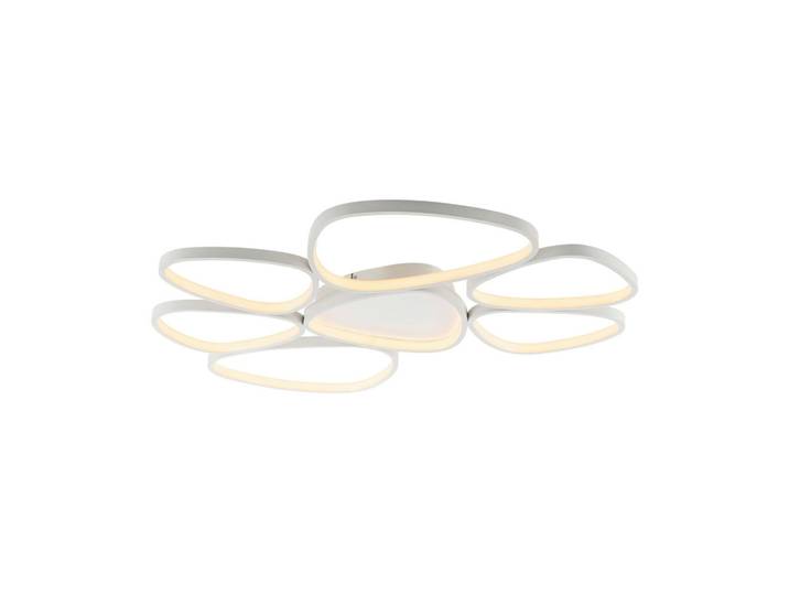 Led-Deckenleuchte, Weiss, Metall, Kunststoff, F, 70x6.5x92 cm, Schutzklasse II (Schutzisoliert), Lampen & Leuchten, Innenbeleuchtung, Deckenlampe, Deckenlampen