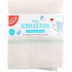 Gut&Günstig Bodentuch Scheuertuch, Mischgewebe-Tuch, 50 x 60cm, 2 Stück