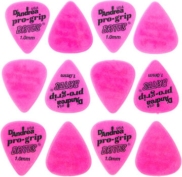 dAndrea Pro-Grip Brites Picks 1,00 Pink