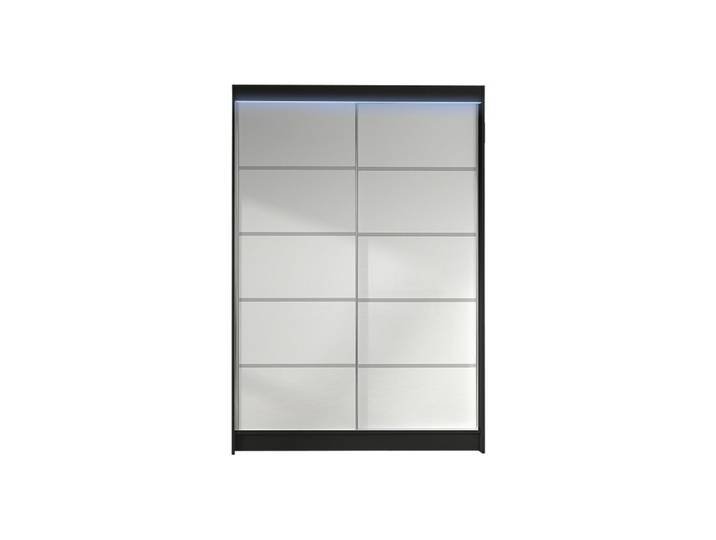 SCHWEBETÜRENSCHRANK Lino IV mit RGB LED Beleuchtung