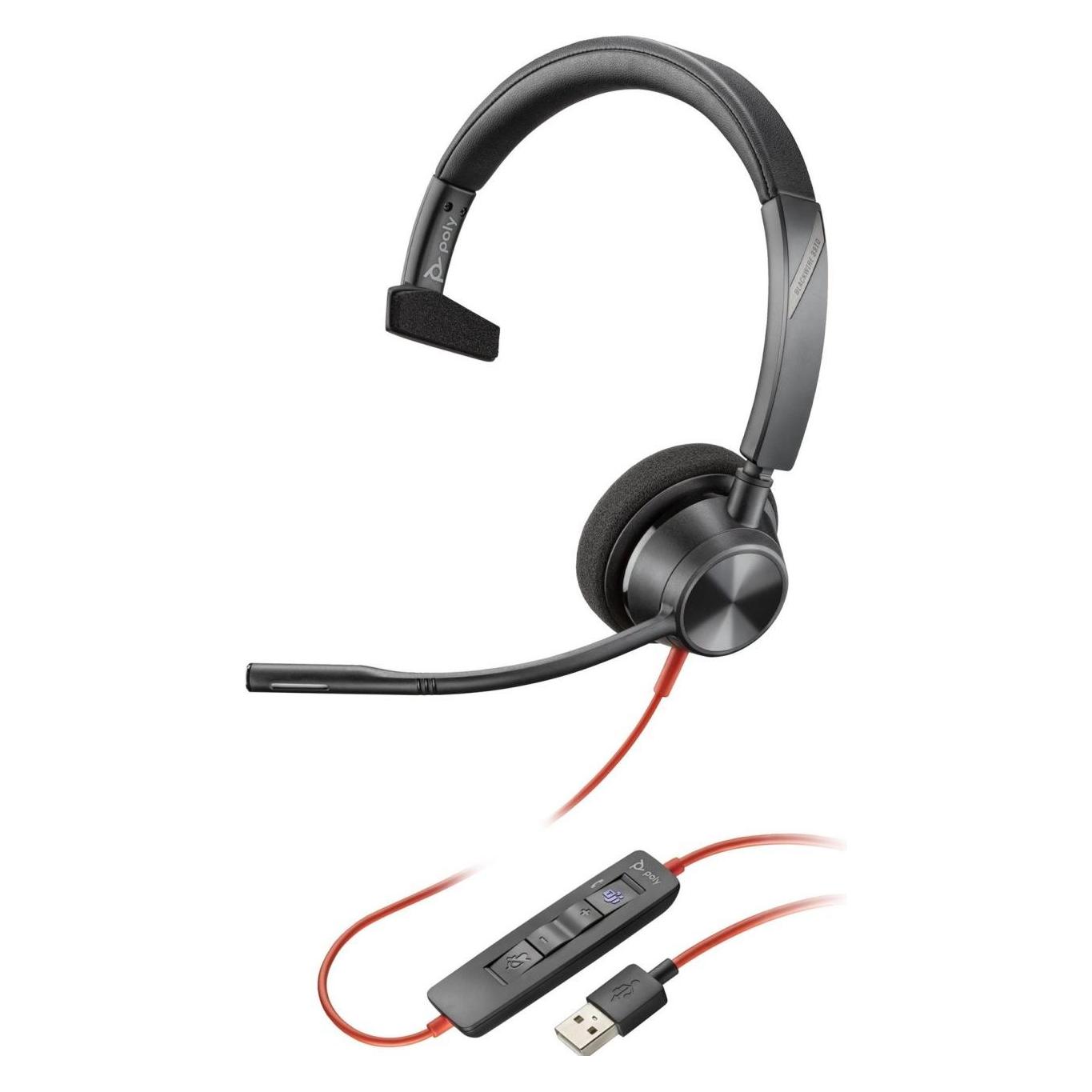 HP Poly Blackwire 3310 Microsoft (Kabelgebunden, USB-C, Microsoft Teams) (214011-101)