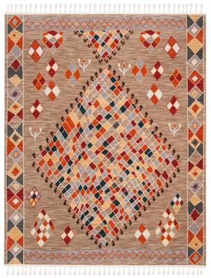 SAFAVIEH Farmhouse Marnie Boho Tribal Polyester Rug
