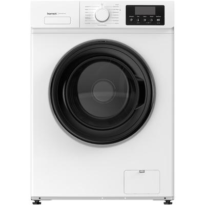 homeX WF812W1A-W Waschmaschine 8kg, Frontlader - 1.200 U/Min, Dampffunktion, Inverter Motor, Nachlegefunktion, weiß