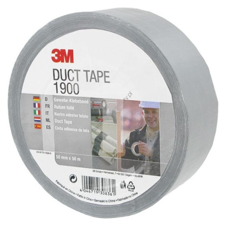 3M Duct Tape (50 mm) (1900 50MM X 50M SILVER)