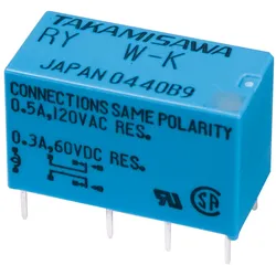 RY 05W K - Signal-Relais RY, 5 VDC, 2 Wechsler 1A