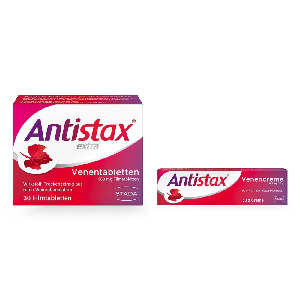 Antistax extra Venentabletten + Venencreme 08107787