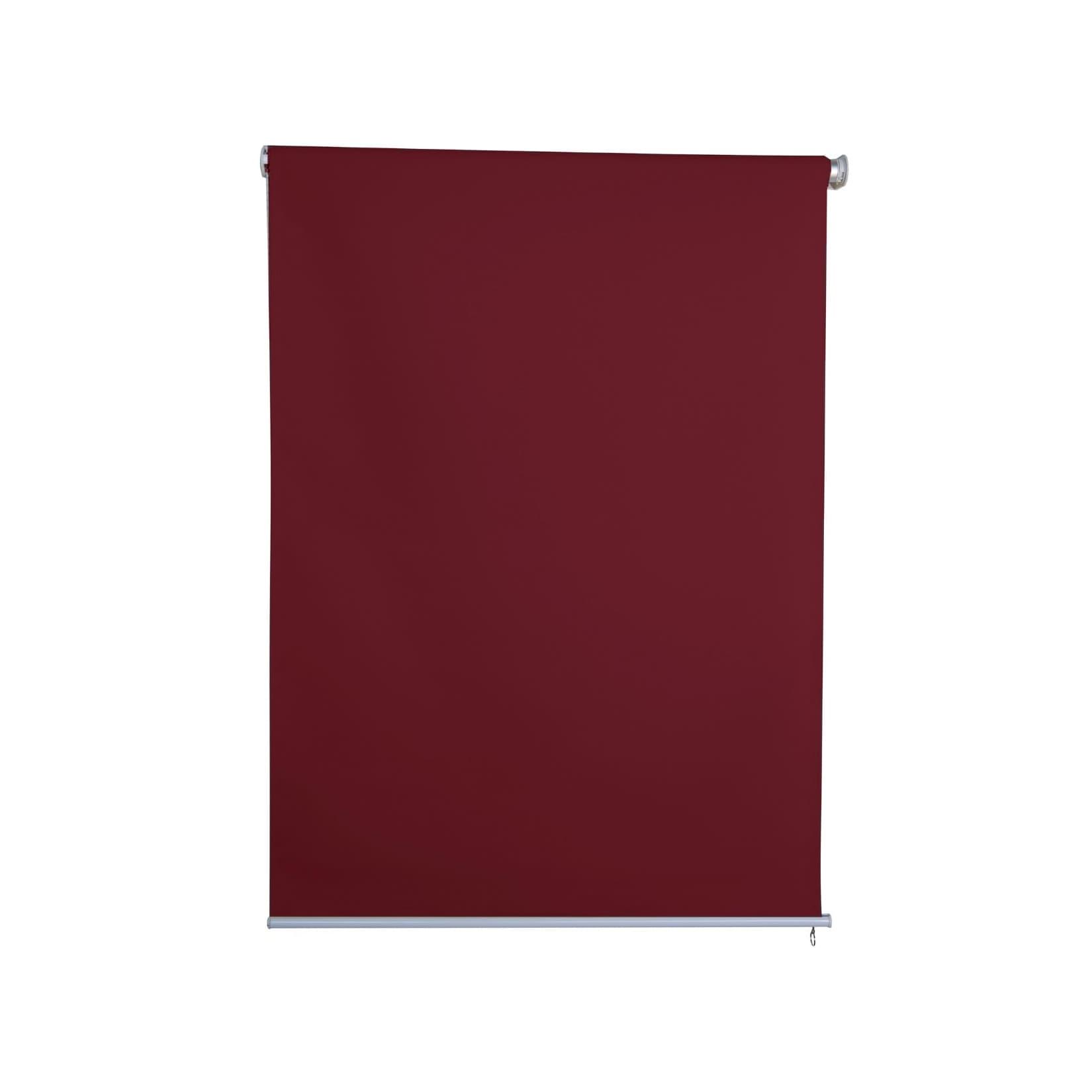 Vertikalmarkise Balkon Rollo Outdoor Sichtschutzrollo 1,6 x 2,3 m bordeaux Außenrollo Garten