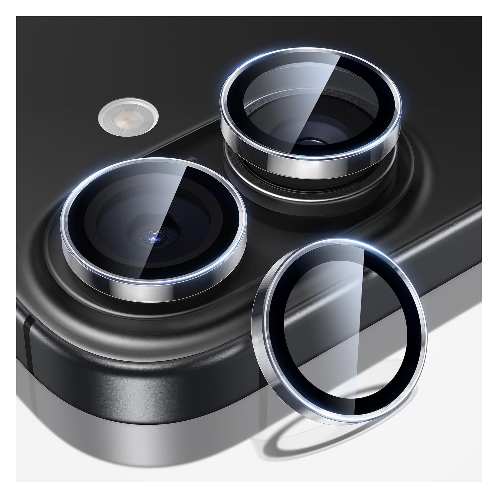 ESR Armorite Camera Lens Protectors for iPhone17/16/16 Plus, Clear (1 Stk., Apple iPhone 16, Apple iPhone 16 Plus, Apple iPhone 17) (1D731001)