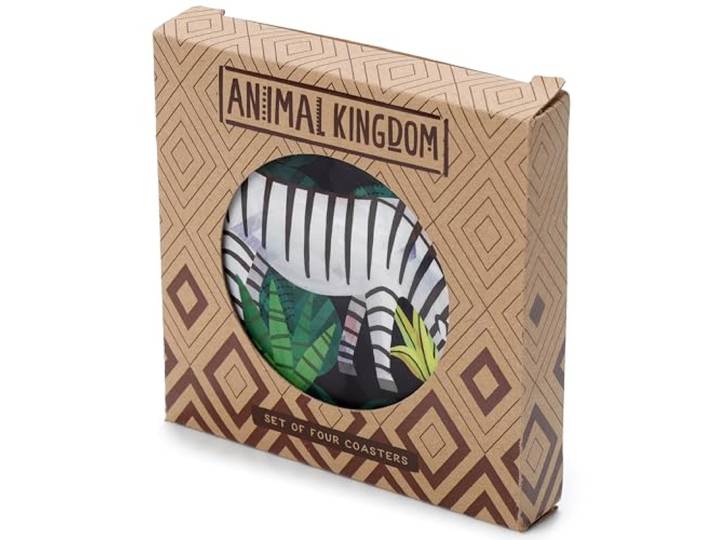 Set van 4 kurken onderzetters - Animal Kingdom