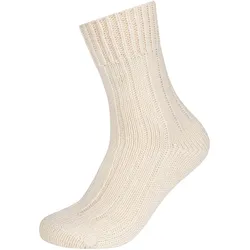 camano Cosy Wool Rib Socken 1030 - egret 39-42