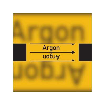 Rohrleitungskennzeichen Argon - 33000x90 mm Folie selbstklebend