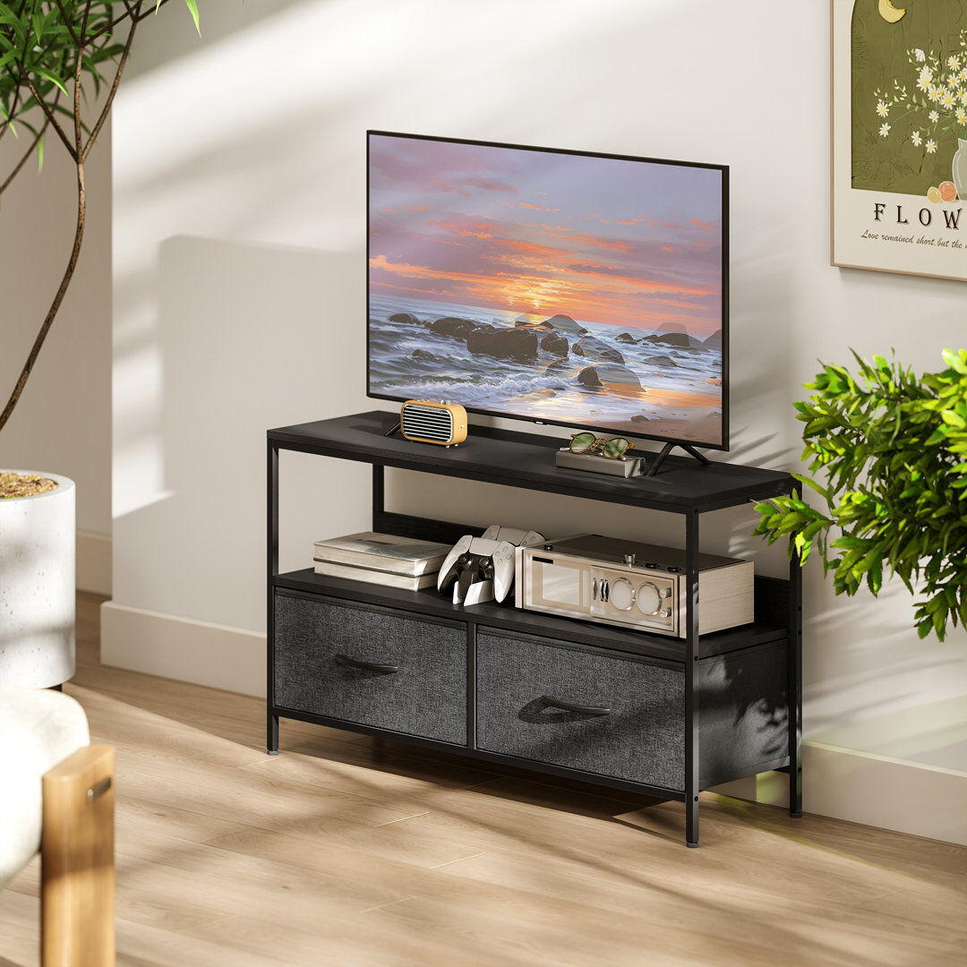 Latitude Run Unfinished TV Stand for TVs up to 48" Black 48"