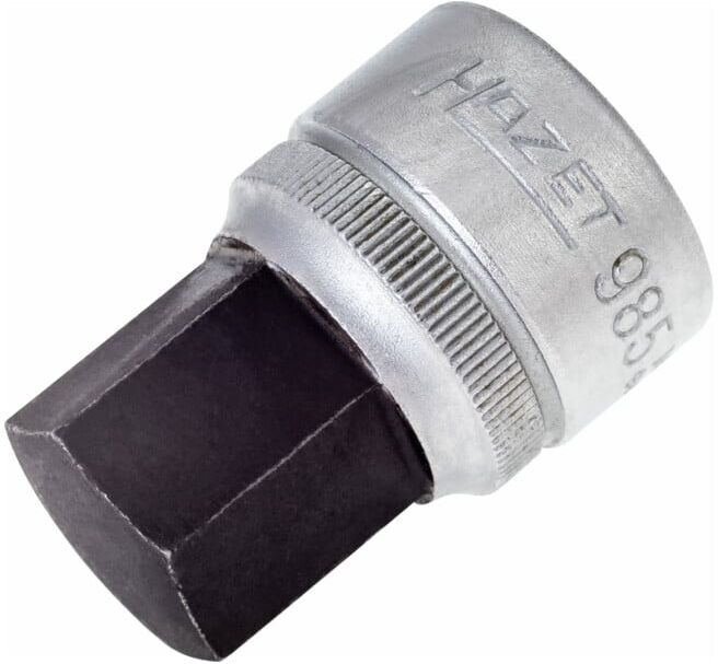 Douille mâle 985-19 ∙ Carré creux 12,5 mm (1/2 pouce) ∙ Profil à 6 pans intérieurs ∙ 19 HAZET (985-19)