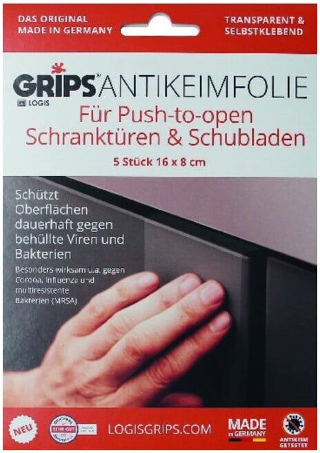 LOGIS GRIPS Film anti-microbien à ouverture par pression ; E/D/E (18761962)