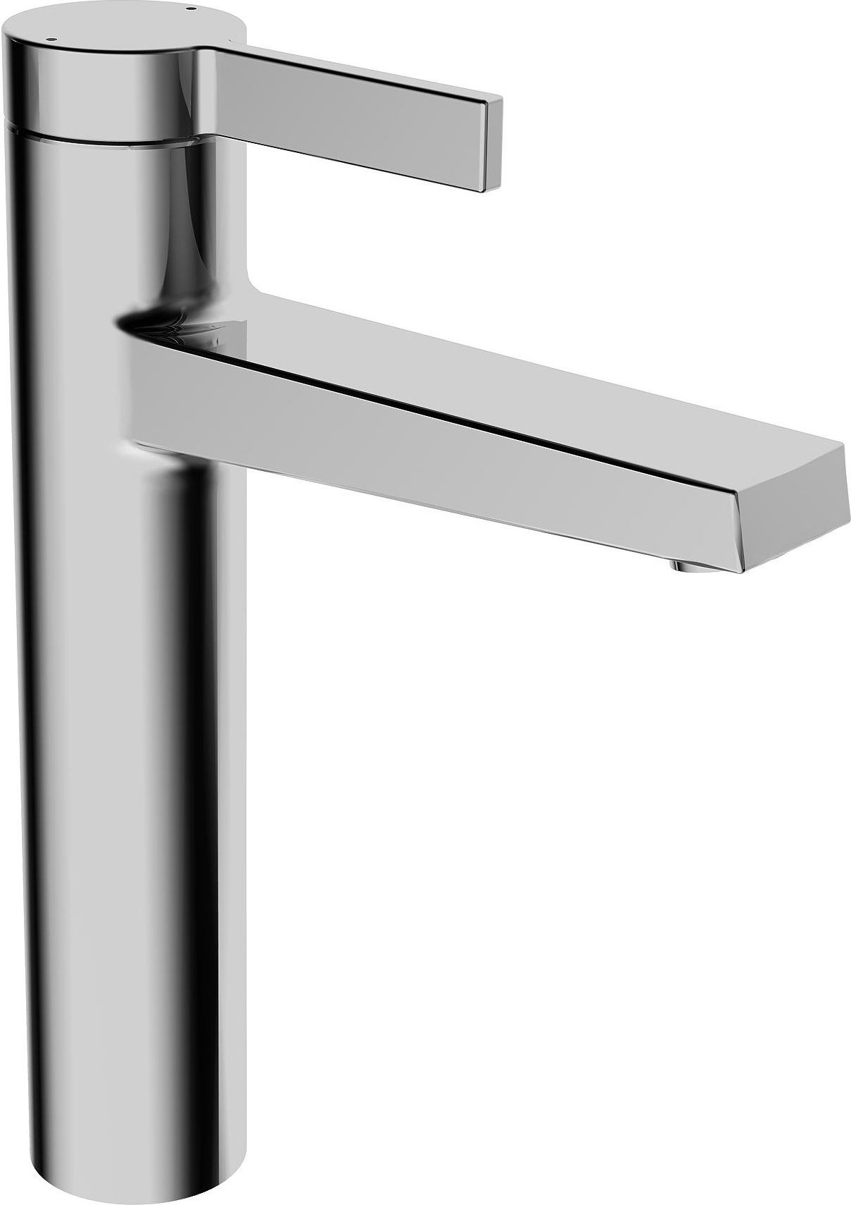 Hansa Waschtisch-Einhebelmischer HANSALOFT He ob, o. Abl-Garnitur, Ausl. 143mm, chr