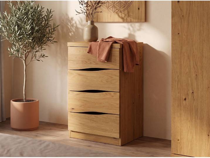 Eichenkommode „Astrid“ 50 cm Massivholz Eiche