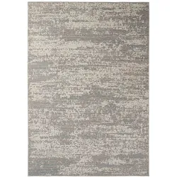 Teppich Silva aus Stoff, modernes Design, hellblau creme, 200x290 cm, eckig, für Innenräume