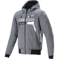Alpinestars Chrome Ignition, Textiljacke - Grau/Weiß/Schwarz - 4XL