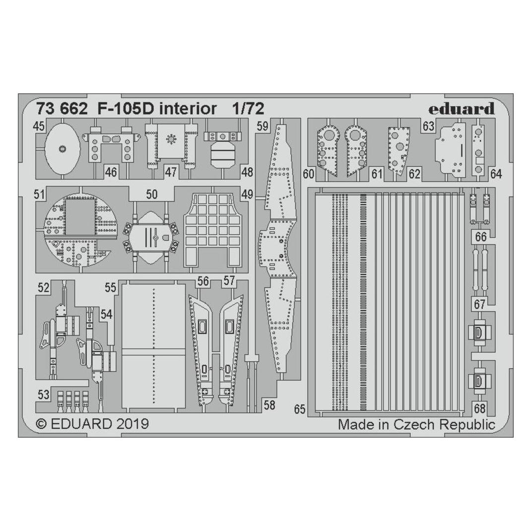 Eduard F-105D interior for Trumpeter (73662)