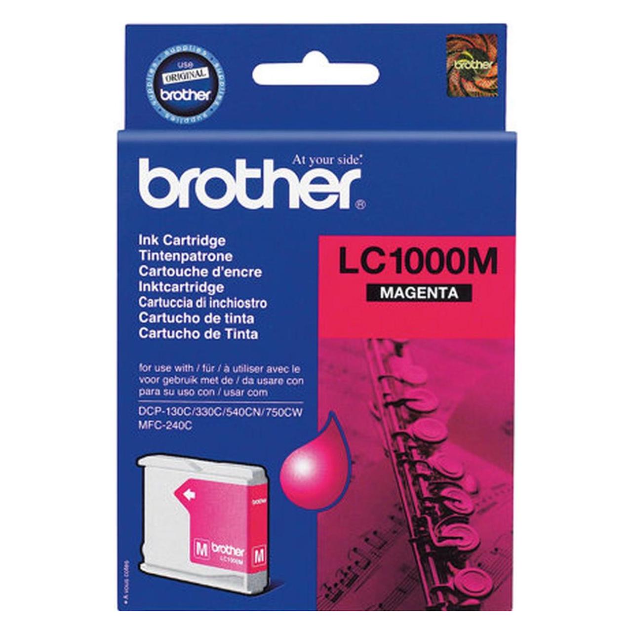 Brother LC-1000M / LC-1000MBP / LC-1000MBPDR Tinte magenta (Y) (LC-1000M)