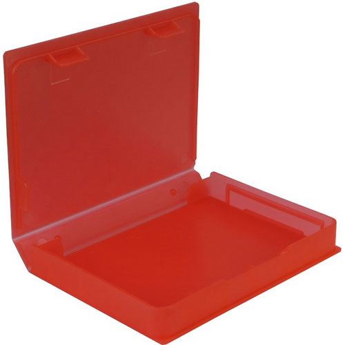 Inter-Tech AC Schutz-Box 1x 2,5" Kunststoff Rot