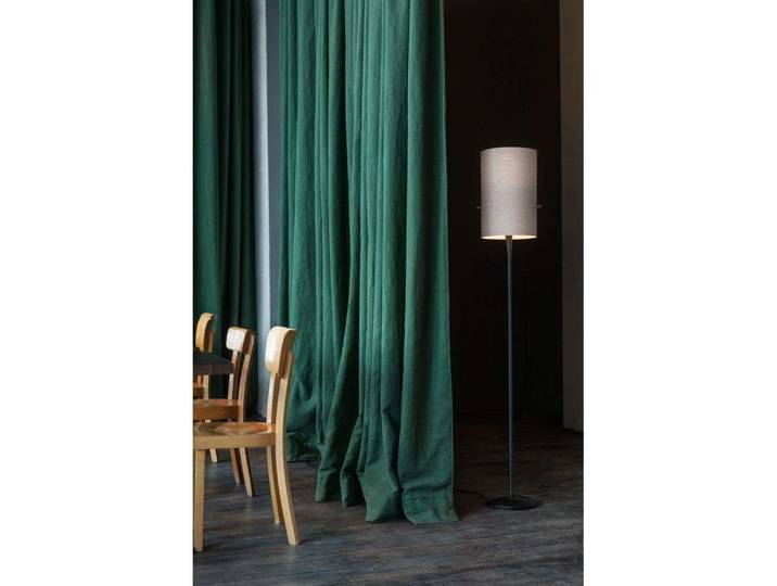 Club Stehleuchte L Brushed/Melange Grey - Serien Lighting - Wohnzimmer - Metall