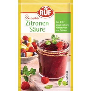 RUF Zitronensäure Pulver, Lebensmittelqualität und zum Entkalken, 30 g