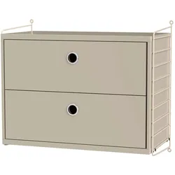 Nachttisch Hängeschrank Beige