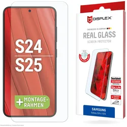 DISPLEX Panzerglas 2D/ Clear (10H) für Samsung Galaxy S24/S25