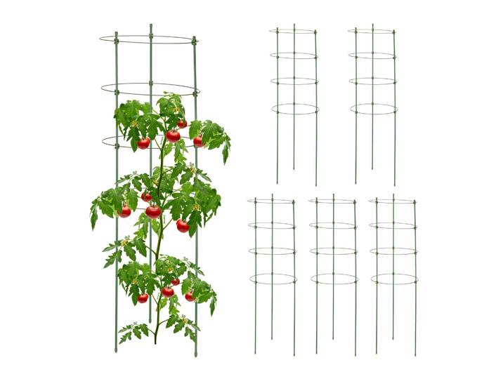 Rankhilfe 90cm 6er-Set Grün