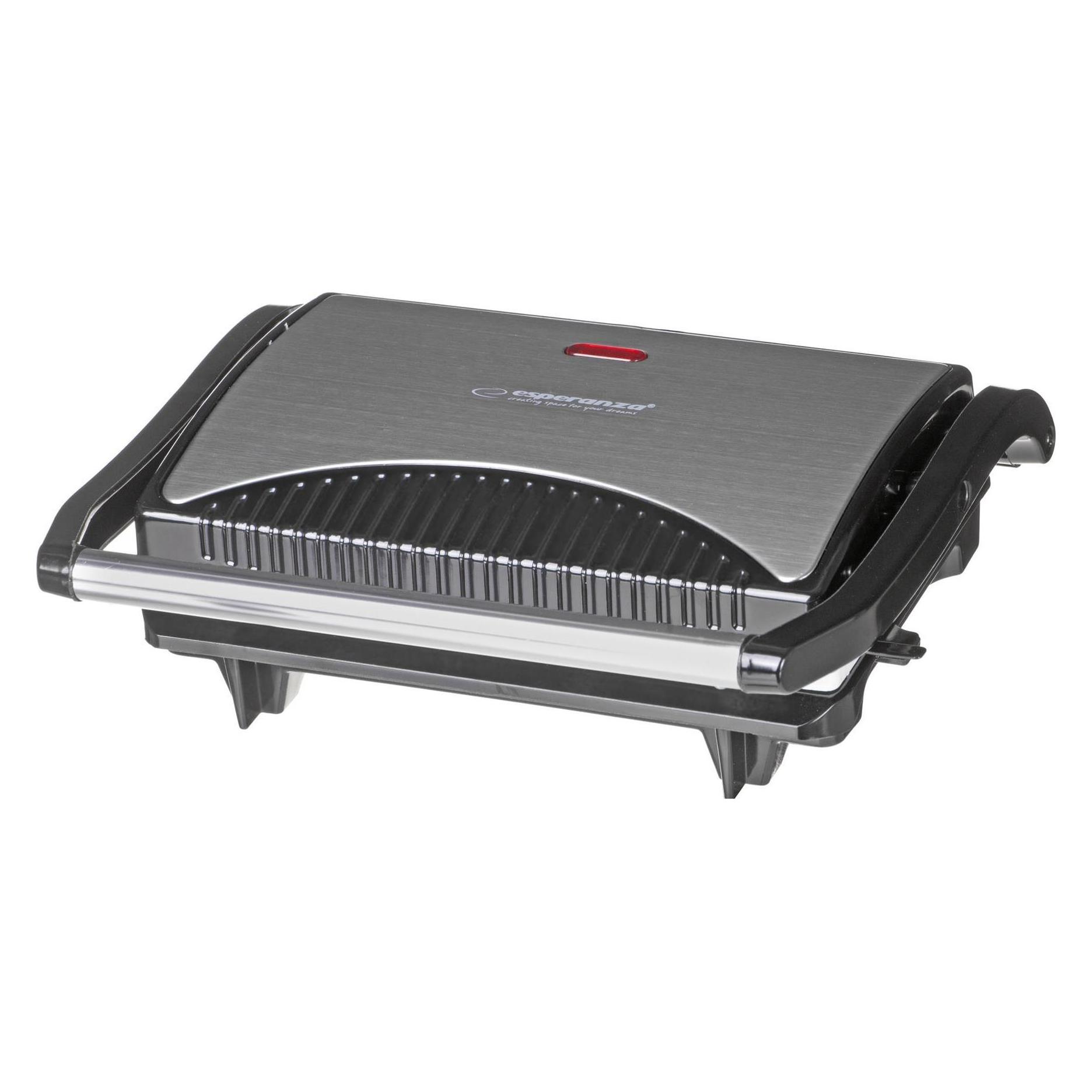 Esperanza EKG006 Elektrogrill 750W Inox / Schwarz (EKG006)