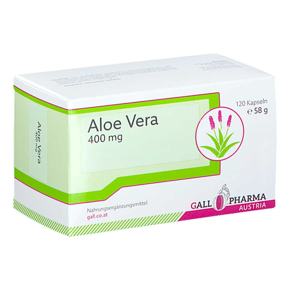 Hecht-Pharma GmbH Aloe Vera 400 mg Gph Kapseln 07352541