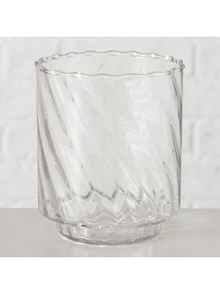 Boltze Windlicht "Louna" in Transparent - (H)12 cm - onesize