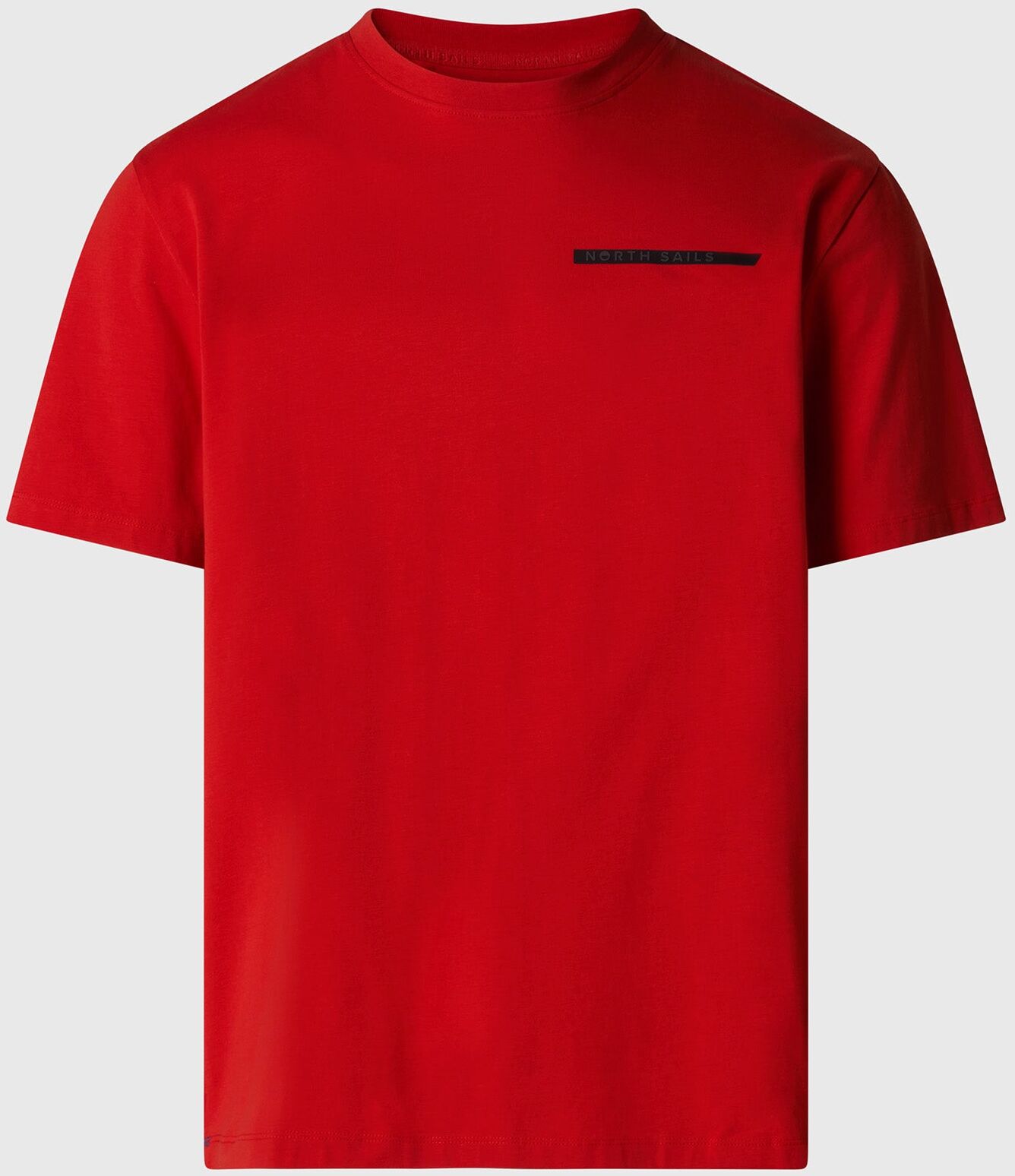 T-Shirt mit North Sails-Schriftzug in 3D-Optik Molten lava L