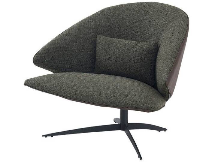 Xlmoebel Loungesessel Luxuriöser Stoff-Sessel in entspannter Lounge-Form (Sessel), Hergestellt in Europa