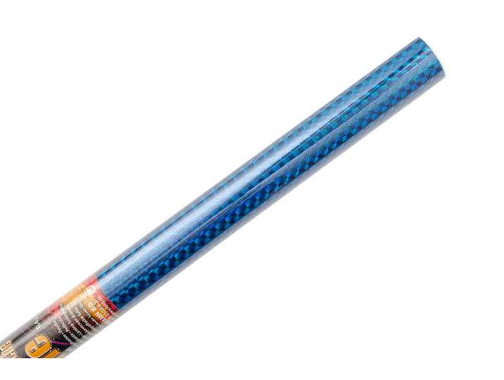 Folia Holografische Diamant-Folie Blau 40 × 100 cm
