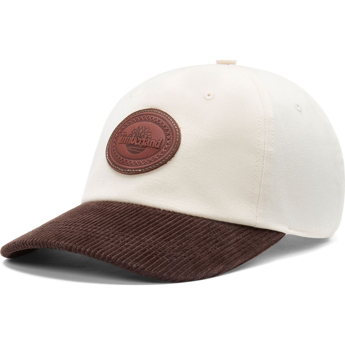 Timberland Mens Canvas and Cord Baseball Cap angora OS TB0A67J2EFL1-OS