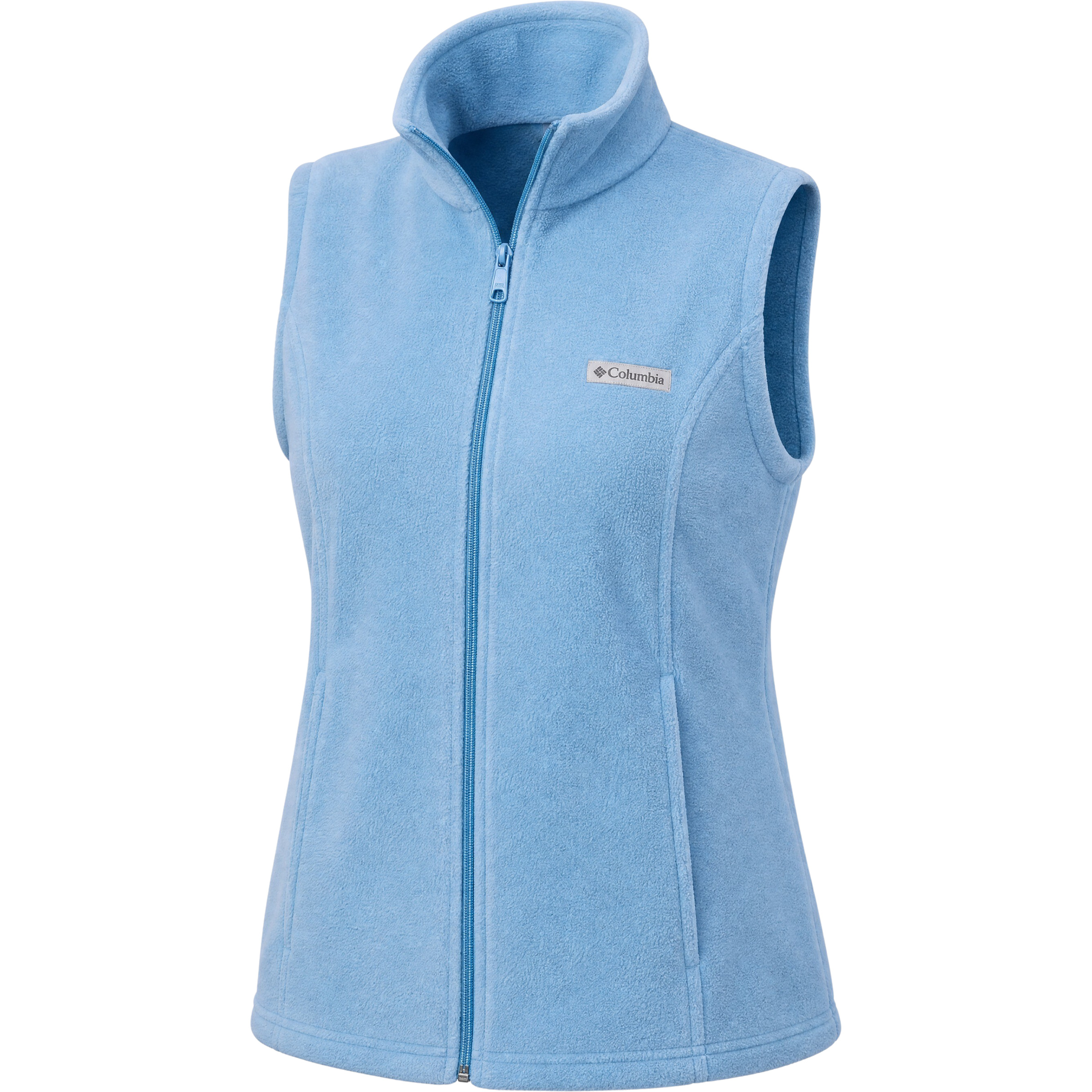 Columbia Benton Springs Weste Damen Fleecewesten beige Größe XL Camping Atmungsaktiv