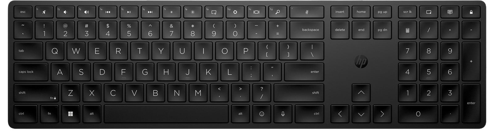 HP 450 Programmeerbaar draadloos mechanisch toetsenbord QWERTY zwart