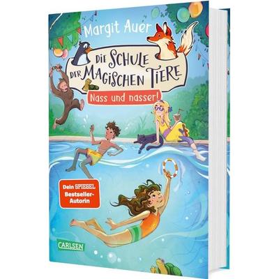 Die Schule der magischen Tiere 6: Nass und nasser!, Gebundene Ausgabe von Margit Auer, Carlsen, 978-3-551-65706-0