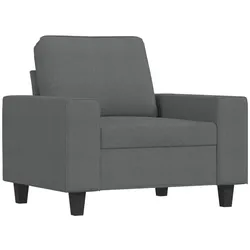 vidaXL Sessel Dunkelgrau 60 cm Stoff