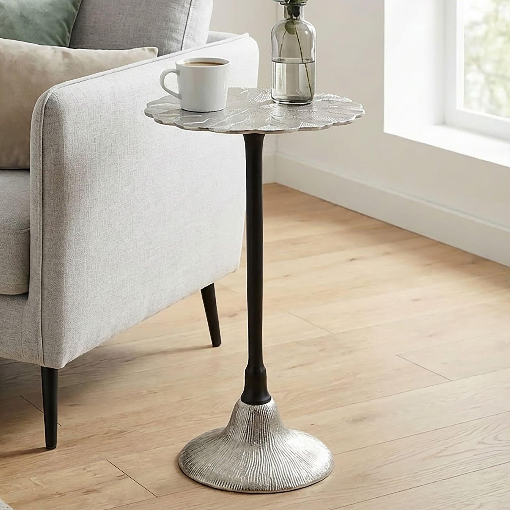 Beistelltisch Aluminium Anstelltisch Metall Wohnzimmertisch Dekotisch Couchtisch